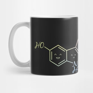 Cute Serotonin Molecule Mug